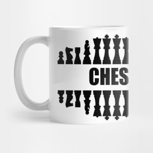 Chess (Chess board figures inspired) Mug